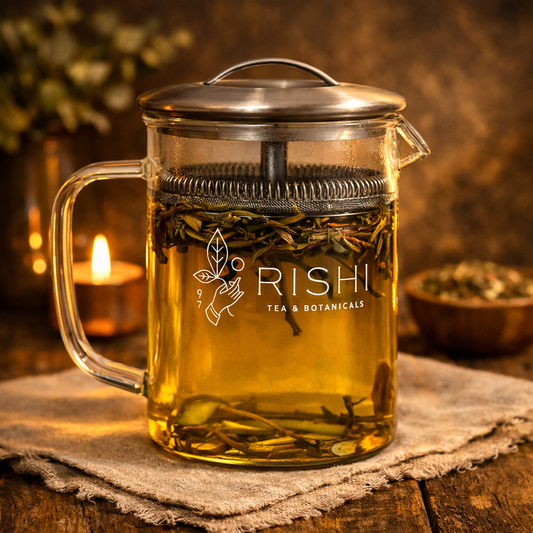 GLASS TEAPOT FOR LOOSE TEA 400ml)