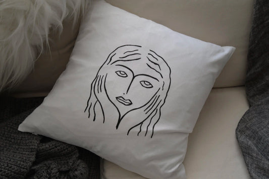 HAND DRAWN PILLOW