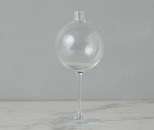 CELESTE GLASS STEM VASE