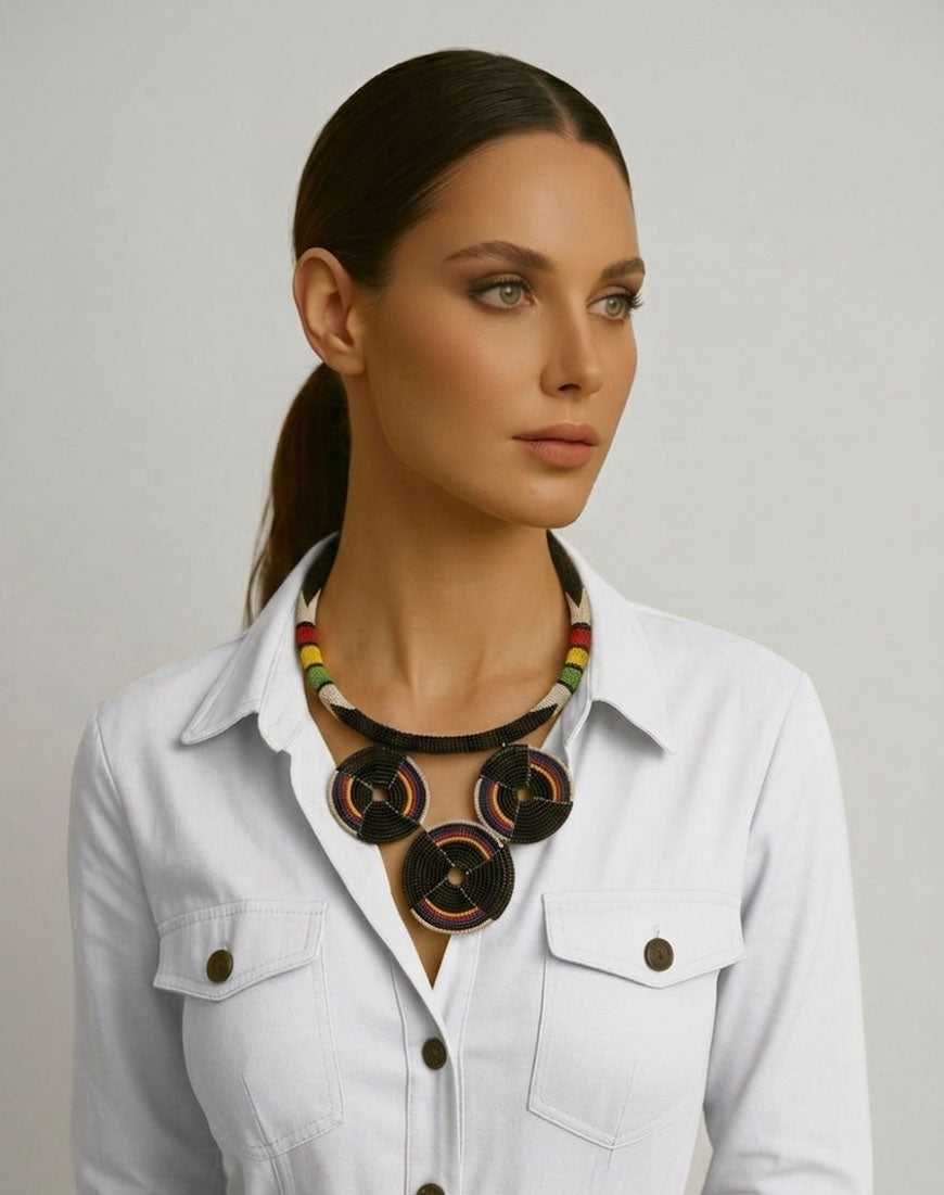 SOUTH AFRICAN BEADED NECKLACE