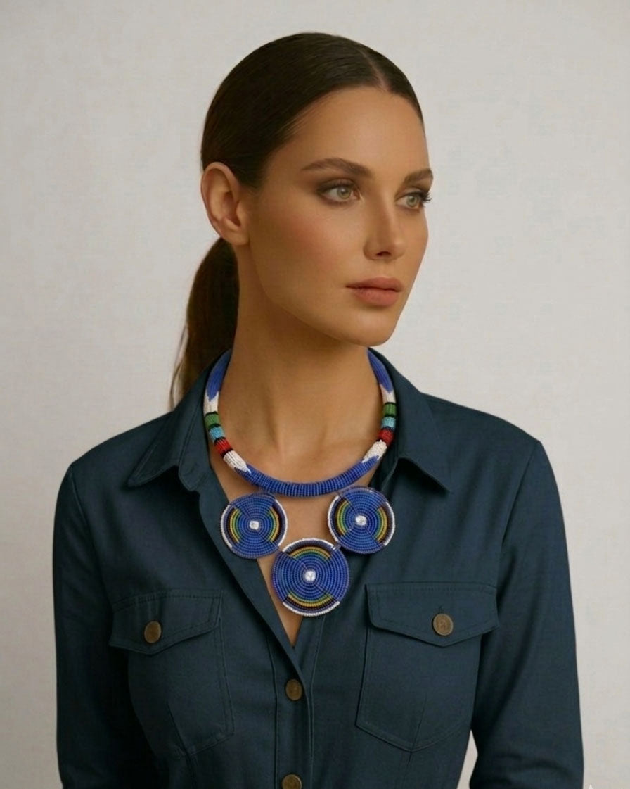 SOUTH AFRICAN BEADED NECKLACE
