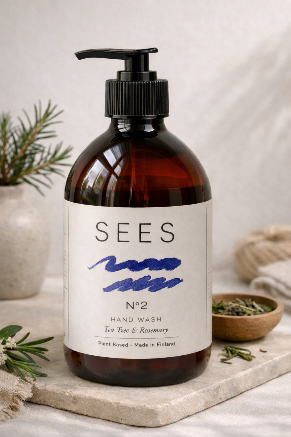 BIODEGRADABLE LIQUID SOAP TEA TREE & ROSEMARY (500ml)