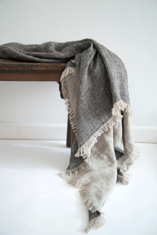 BIANCA LINEN BLANKET