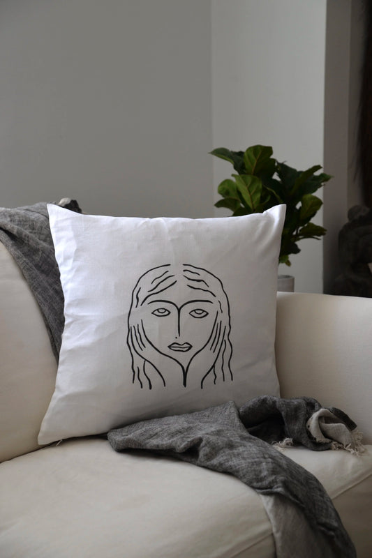 HAND DRAWN PILLOW