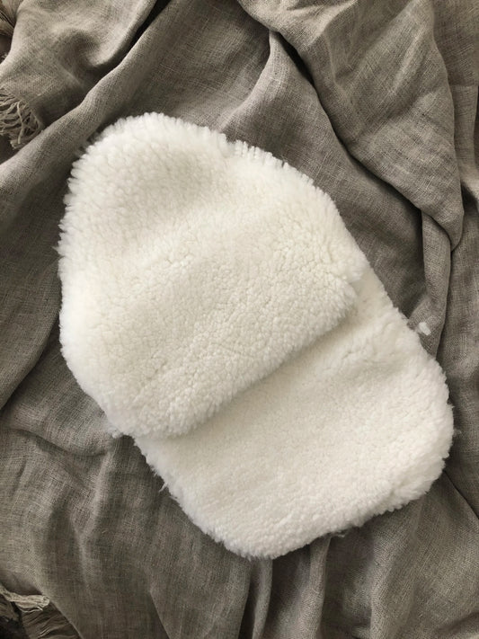 HOT WATER BOTTLE SHEEPSKIN COVER