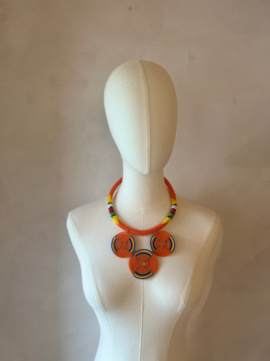 ZIMBALI BEADED NECKLACE
