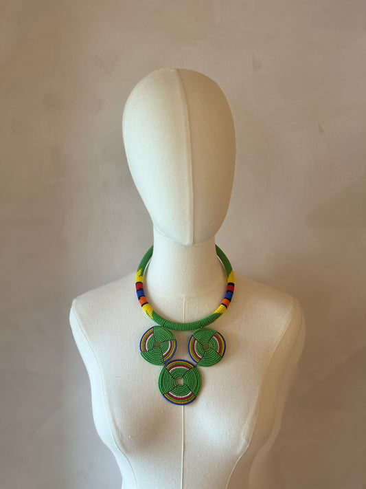ZIMBALI BEADED NECKLACE