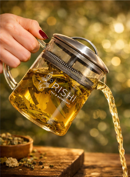 GLASS TEAPOT FOR LOOSE TEA 400ml)